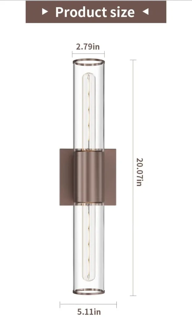 New Vanity Light Fixture - 20" Height image indicator(2)