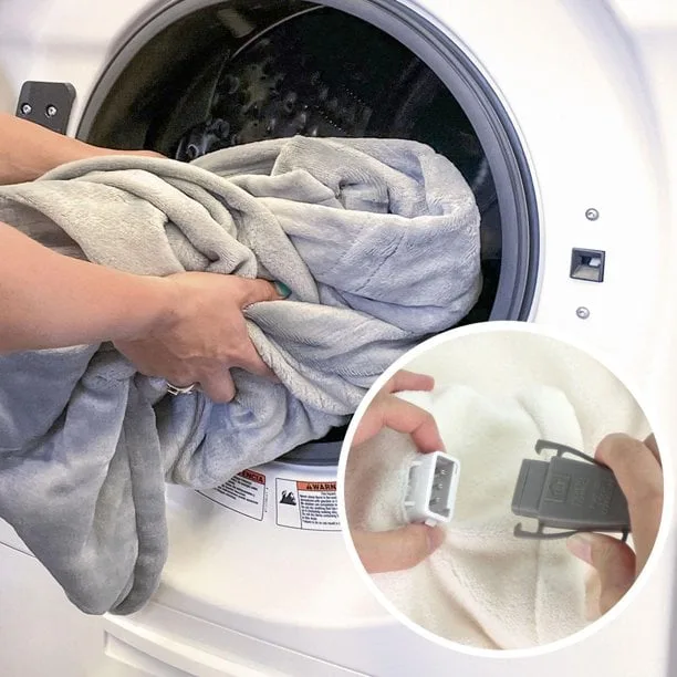 Sunbeam Microplush Electric Heated Blanket - Queen, Navy Blue image indicator(3)