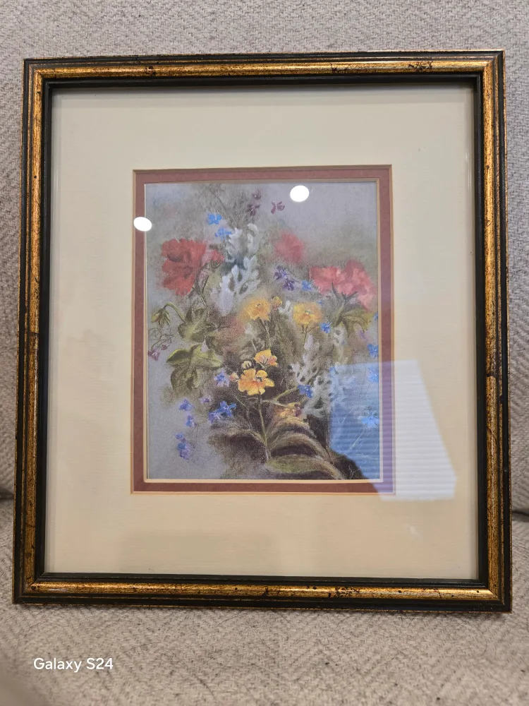 Framed Floral Print thumbnail