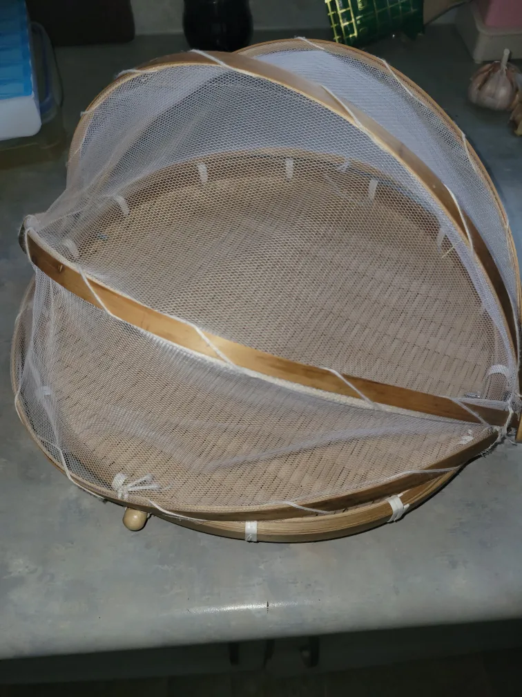 Woven Food Cover with Net thumbnail