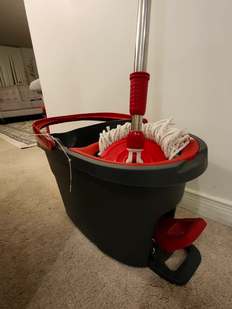 Spin Mop Bucket Set - Blue/Red thumbnail