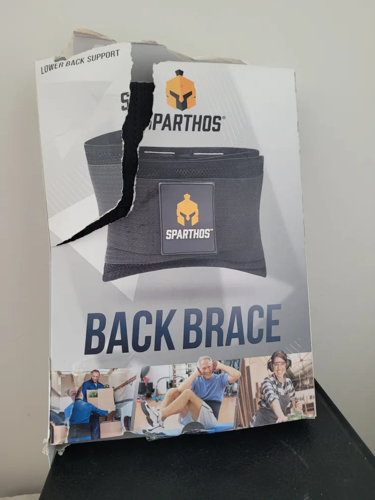 Sparthos Back Brace - Lower Back Support size small thumbnail