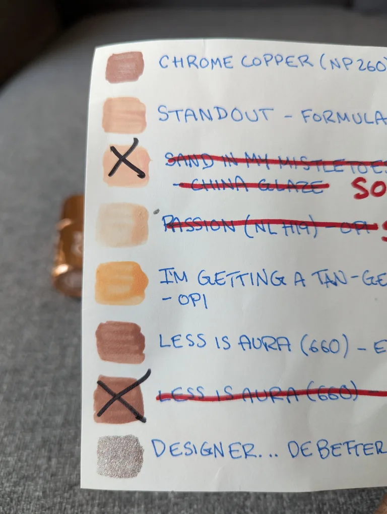 Nail Polish $5 each or $20 for 5 (Creams and Silvers) image indicator(6)