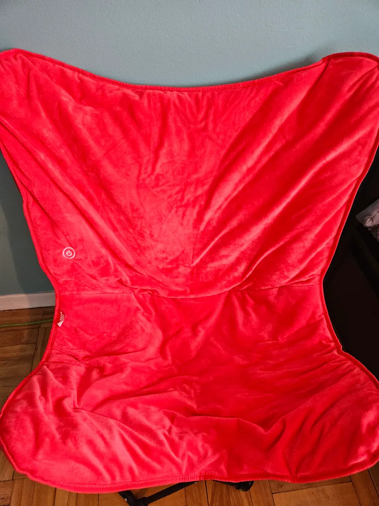Sharper Image massage Butterfly Chair - Red thumbnail
