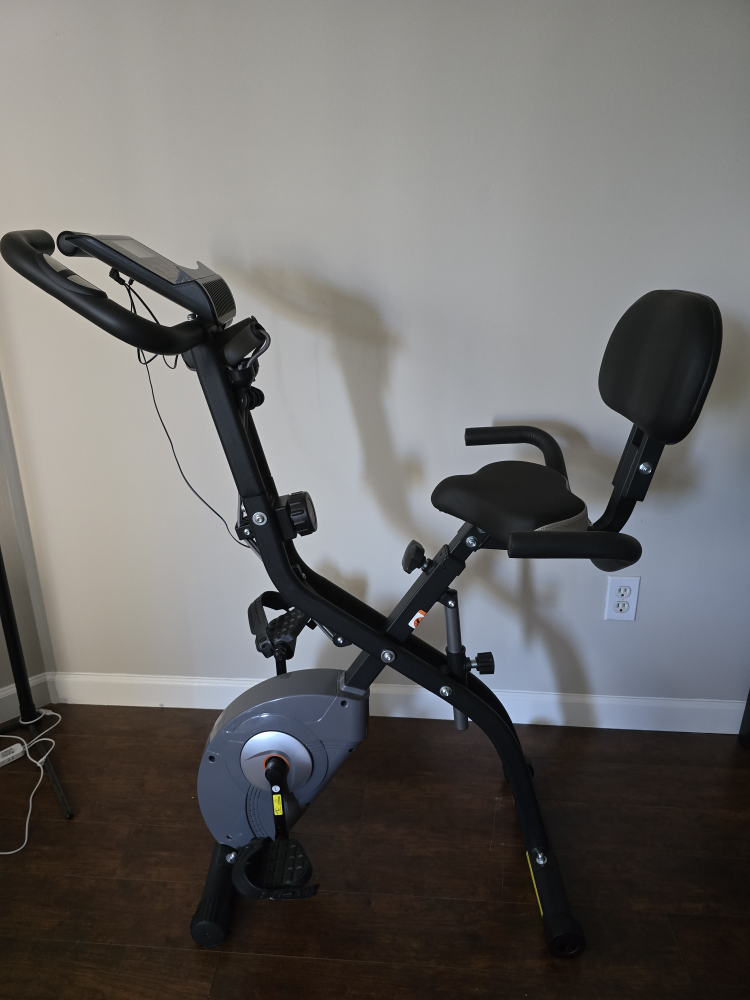 ATIVAFIT Indoor Cycling Bike - Folding, Magnetic, Upright