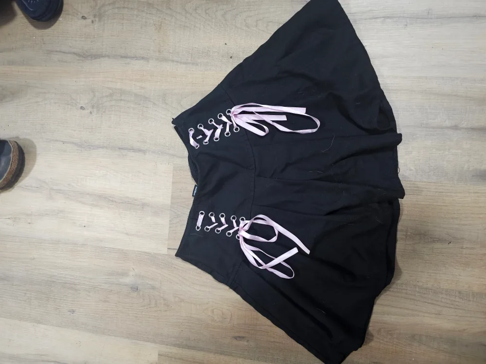 Black Skirt with Lace Detail XS thumbnail