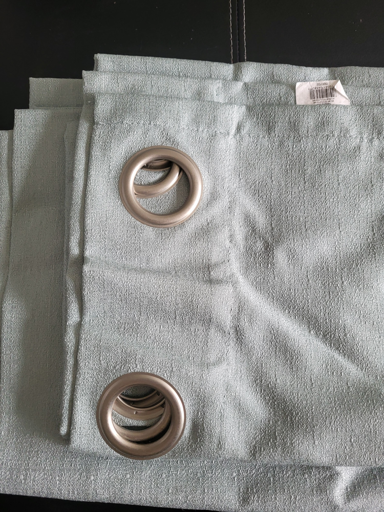 Aqua Blue Curtains - 40 x 64 inches - photo 2