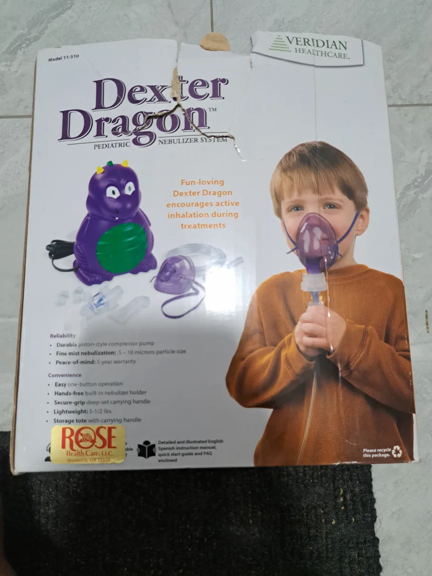 Veridian Dexter Dragon Pediatric Nebulizer System image indicator(2)