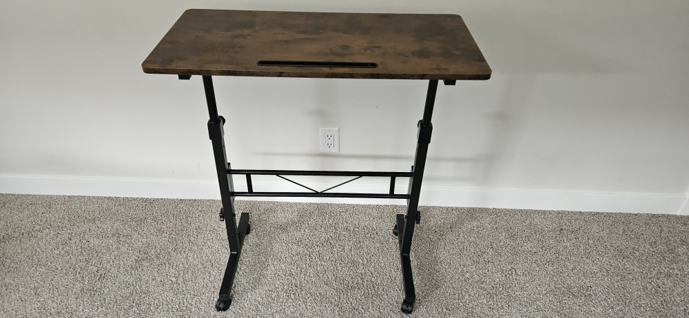 Adjustable Height Rolling Desk - photo 2