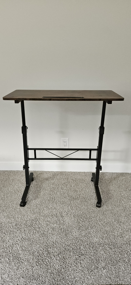 Adjustable Height Rolling Desk - photo 3