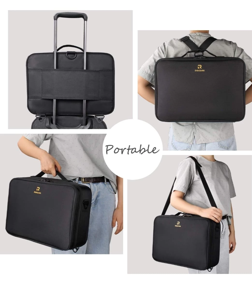 Reisover Makeup Train Case - Black - photo 4