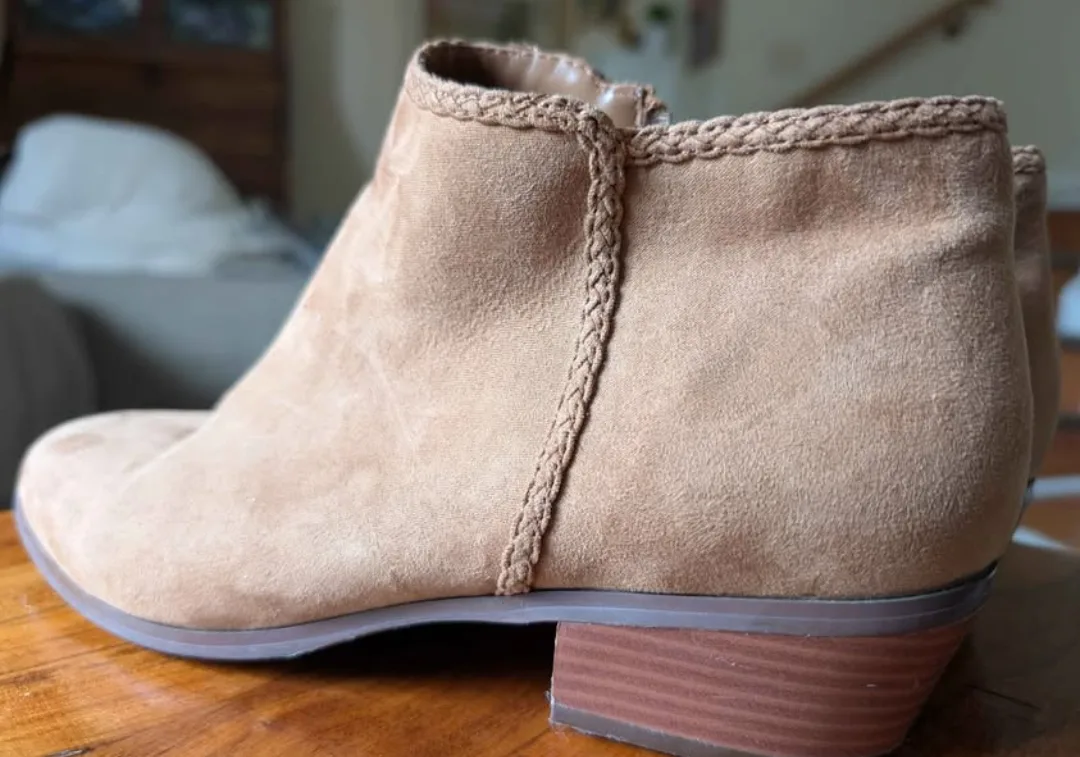 Women's Short Boots ~ Faux Suede ~ Size 9 image indicator(6)