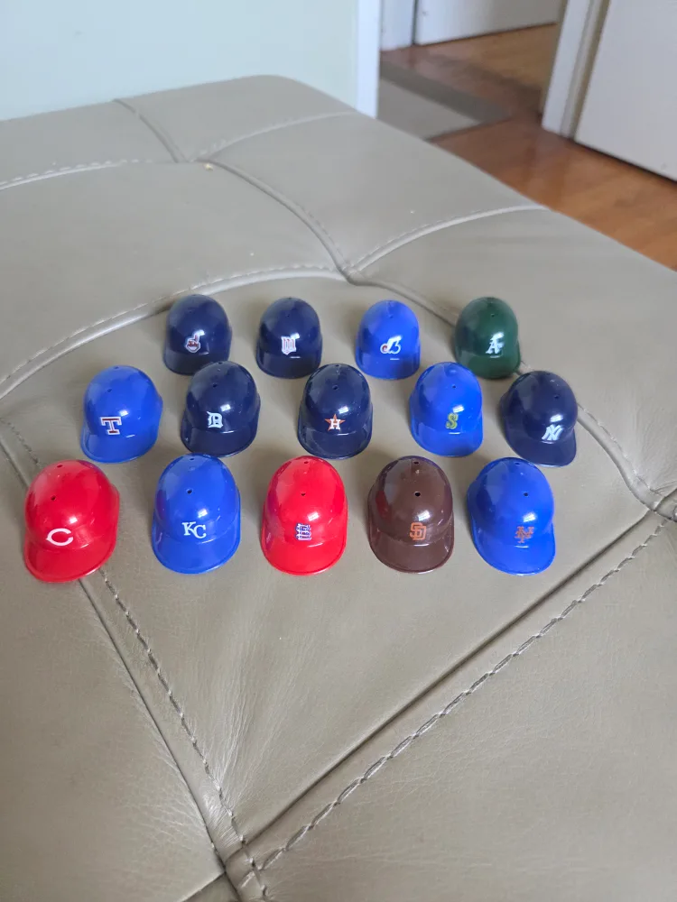 Vintage Mini Baseball Helmets thumbnail