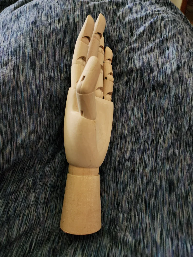 Wooden Art Manikin Hand image indicator(2)