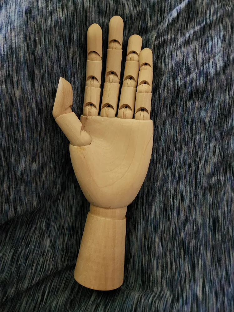 Wooden Art Manikin Hand image indicator(3)