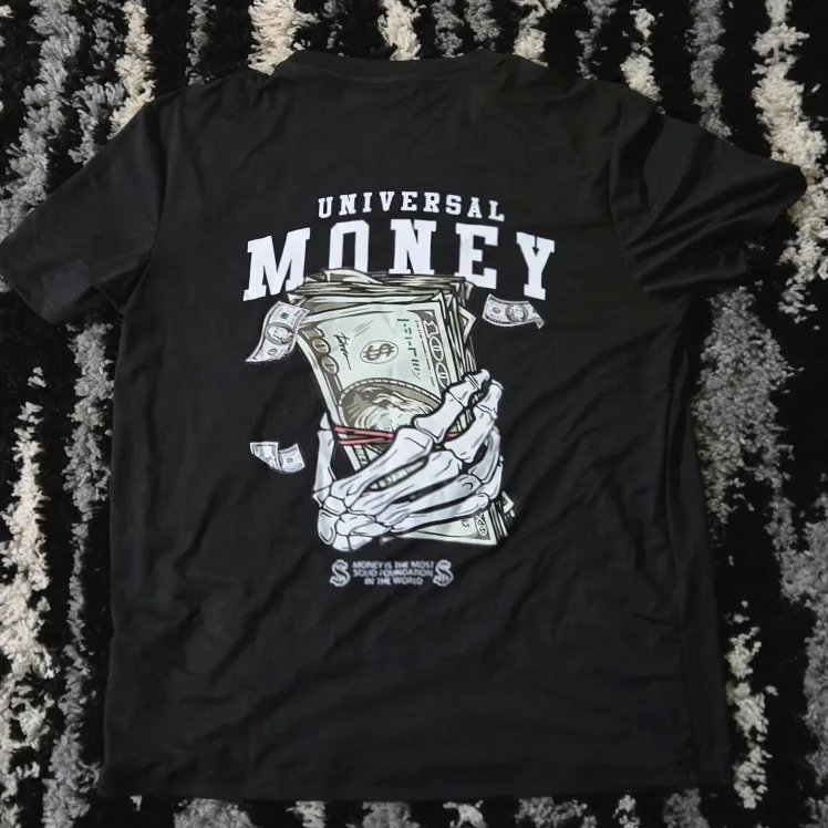 🌌Universal Money Black T-Shirt💲New/Never worn image indicator(2)
