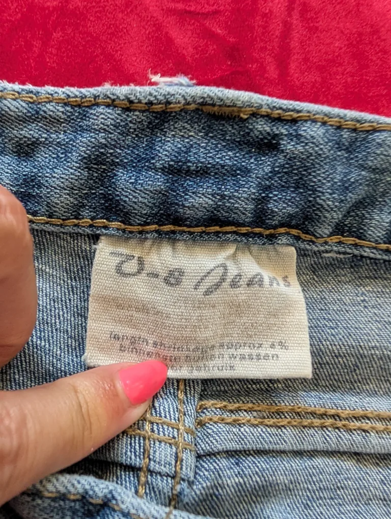 Two Pairs of Distressed Denim Jeans both $5 image indicator(7)