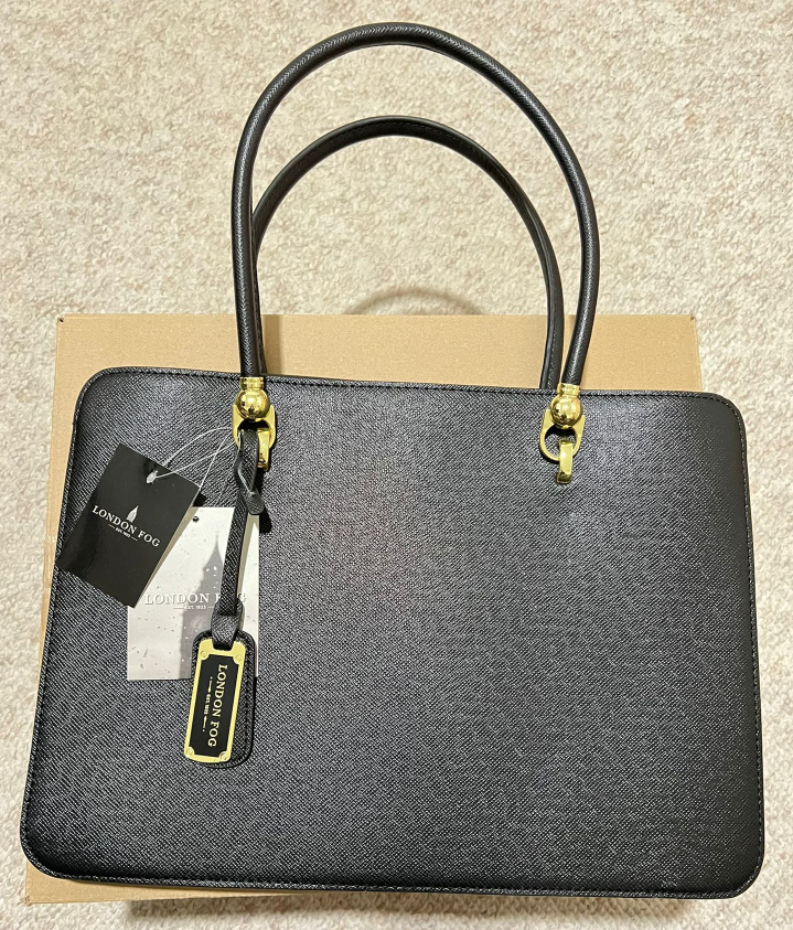 London Fog Black Handbag - Like New!