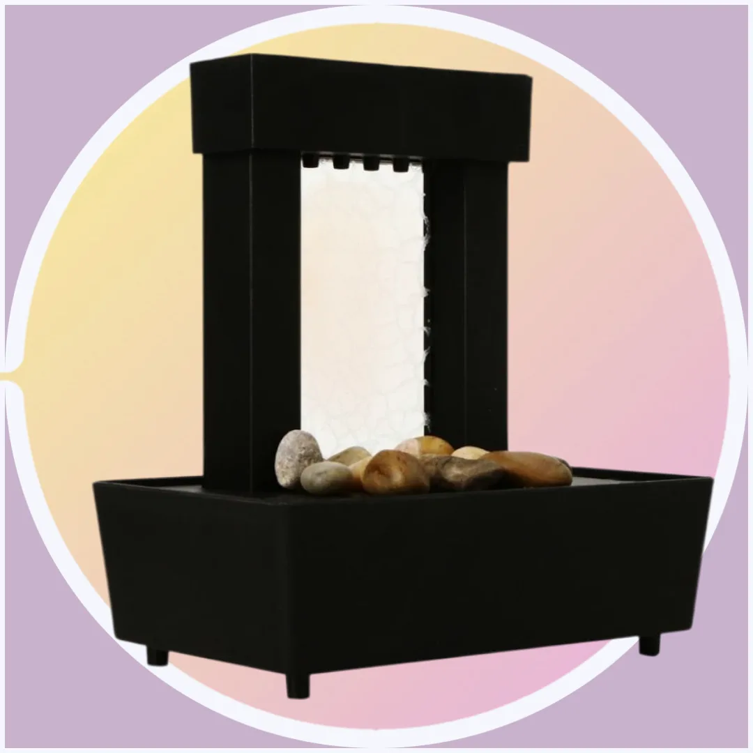 New NIB LED WaterDrip Fountain Rocks Included image indicator(6)