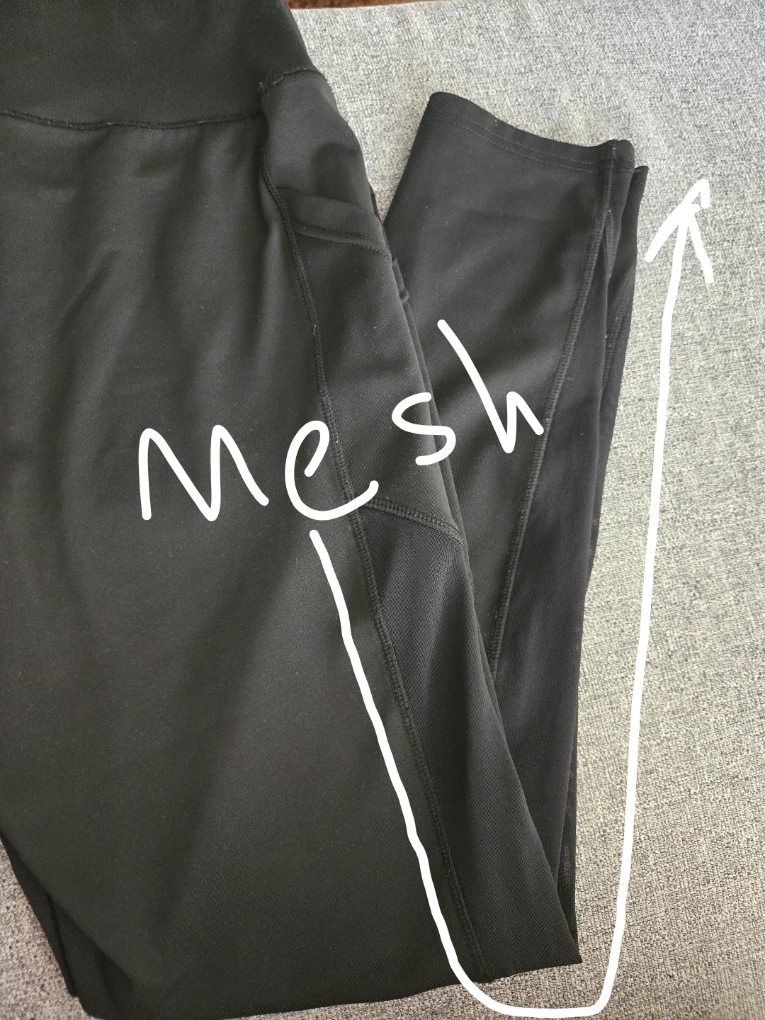 5 Black Leggings sz M image indicator(4)