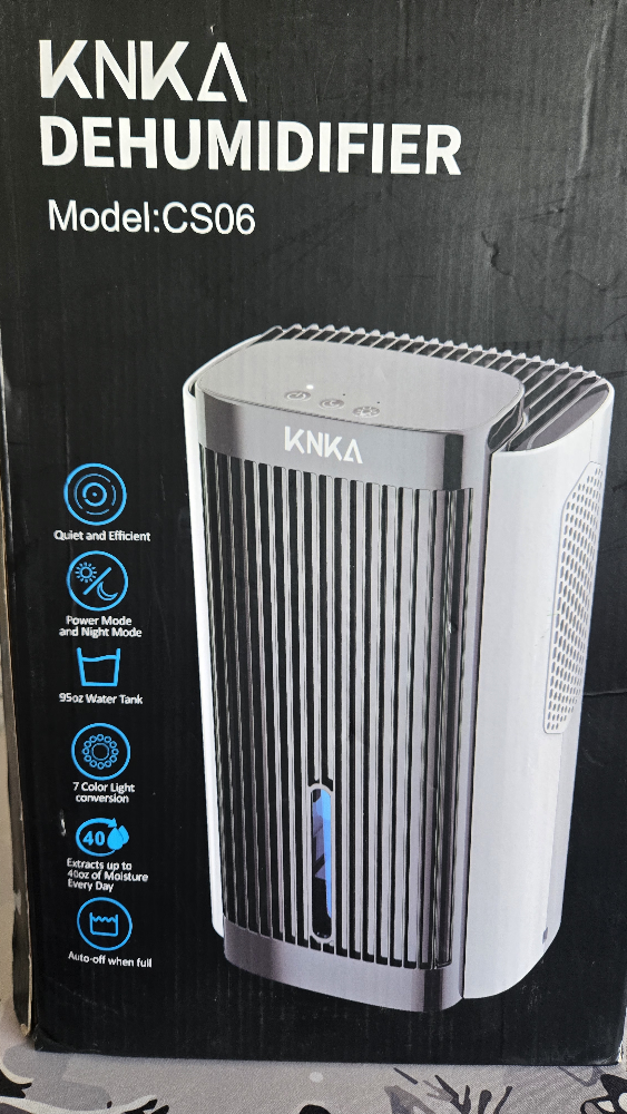 KNKA Dehumidifier Model CS06 for 800sq ft - New! - photo 3