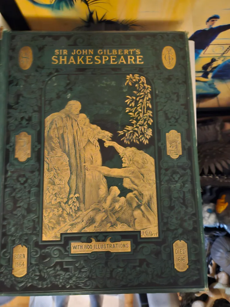 Sir John Gilbert's Shakespeare Book - 1882 Hardcover thumbnail