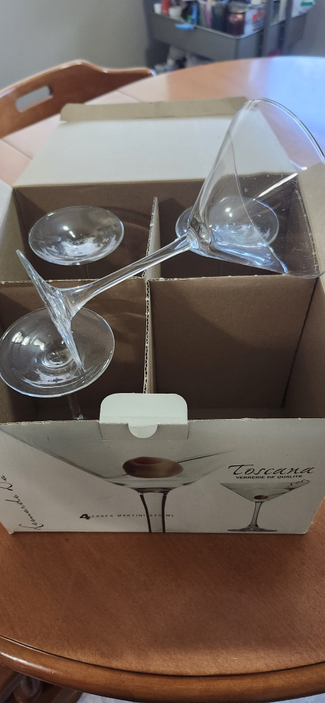 Toscana Martini Glasses - Set of 4