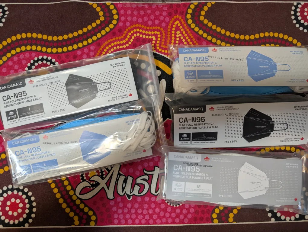 CANADAMASQ CA-N95 Flat-Fold Respirator Masks thumbnail