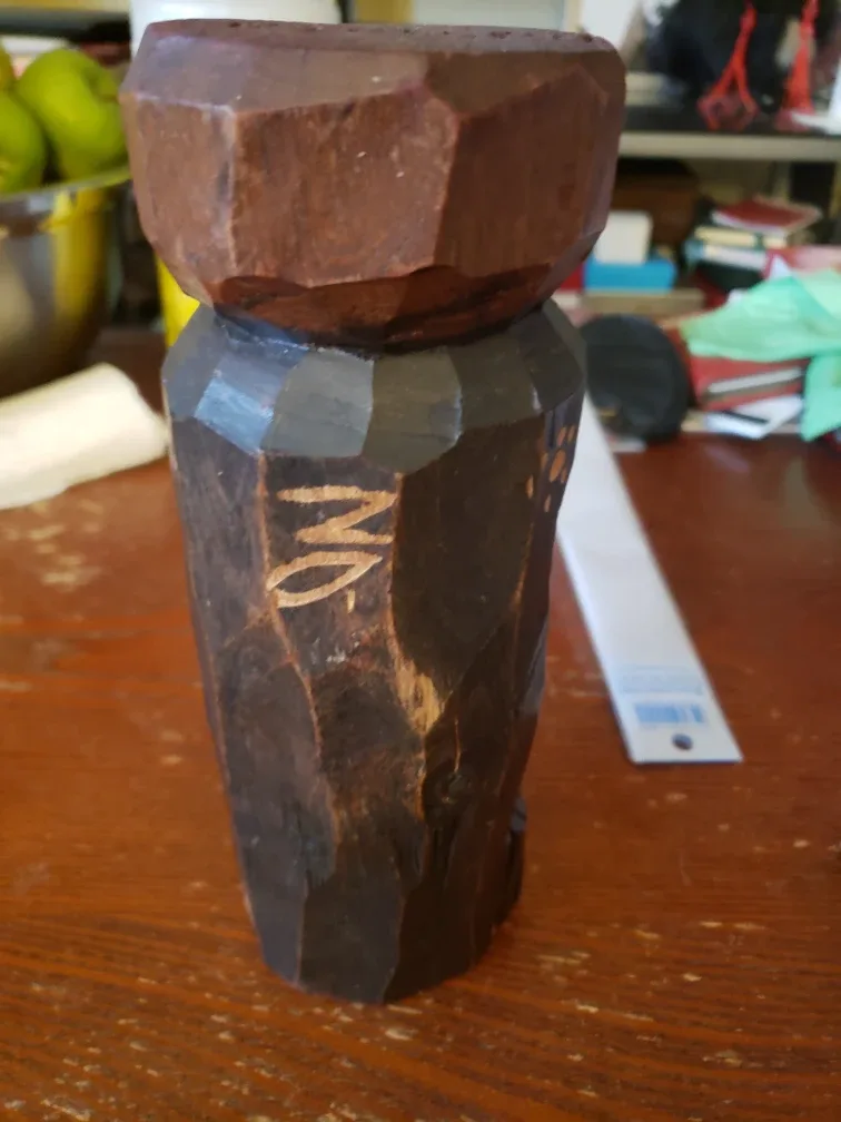 Hand Carved Jamaican Wood Totem 🇨🇦 image indicator(4)