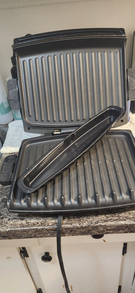 George Foreman Grill with Drip Tray