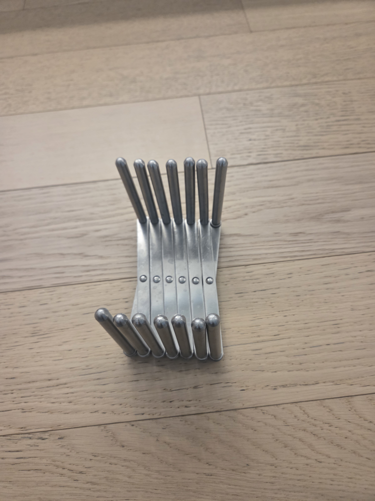 IKEA VARIERA Pot lid organizer, stainless steel - photo 3