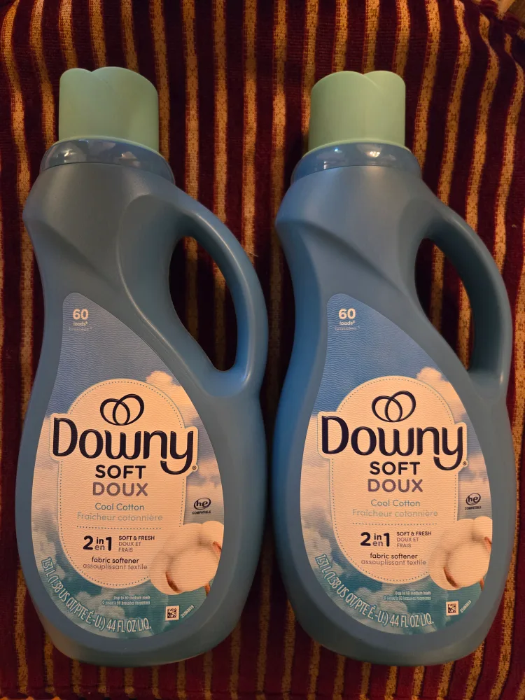 Downy Soft Doux Cool Cotton Fabric Softener (2) thumbnail