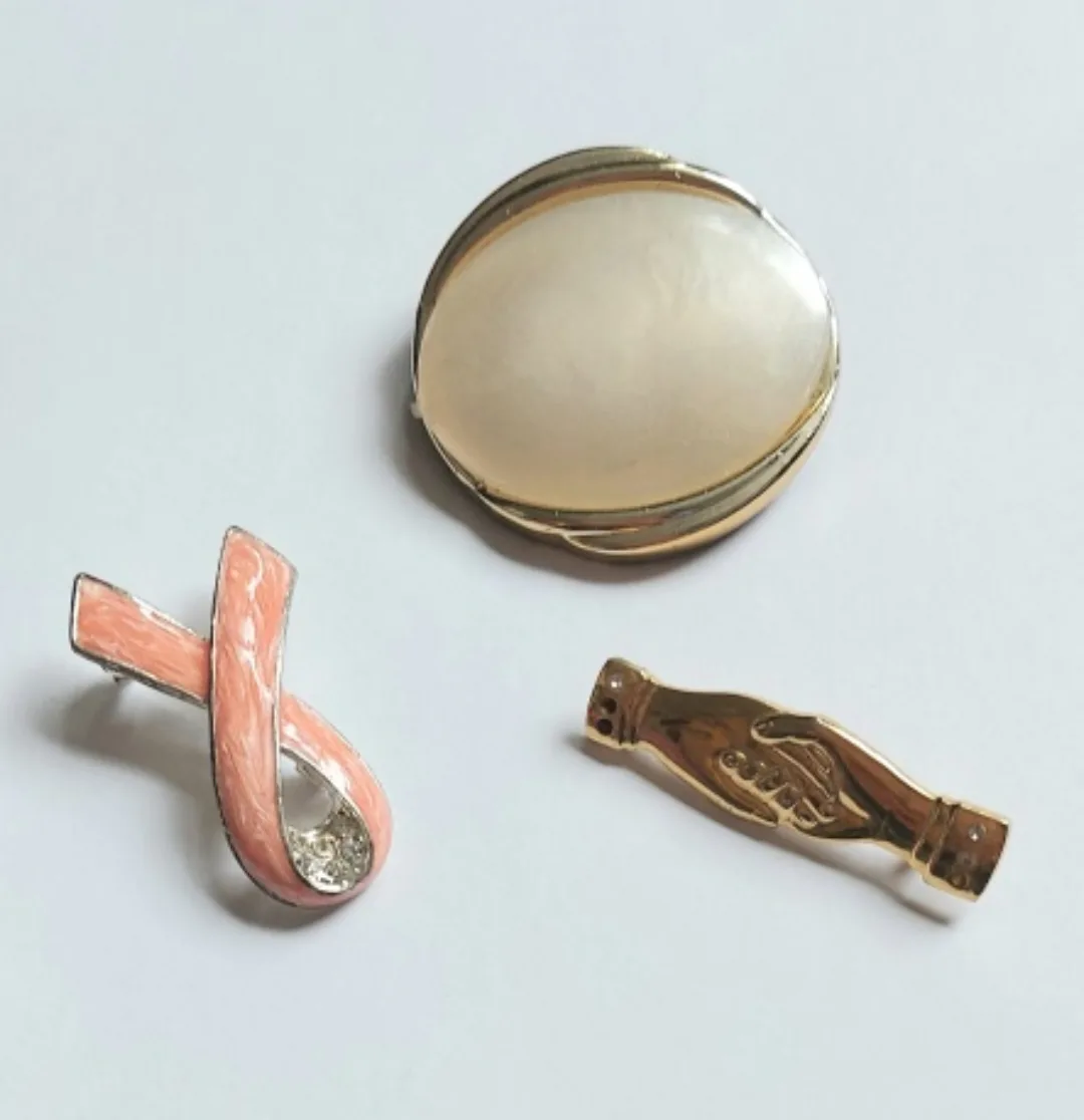 Vintage Brooch Lot - 3 Pieces price for all thumbnail