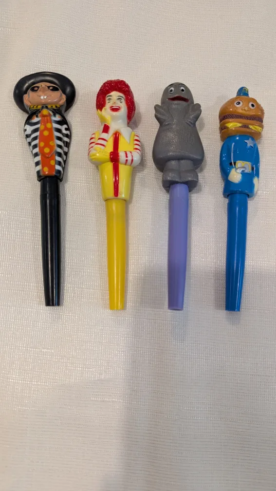 Vintage McDonald's Corp. 1980-81character Pens thumbnail