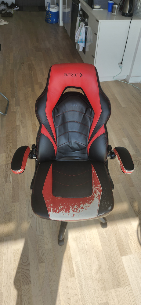 Emerge Gaming Chair - Red and Black
