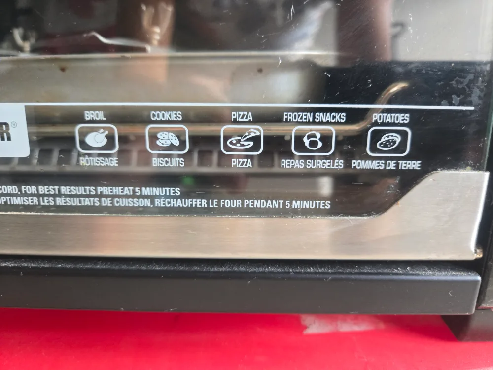 Black & Decker Toaster Oven image indicator(2)