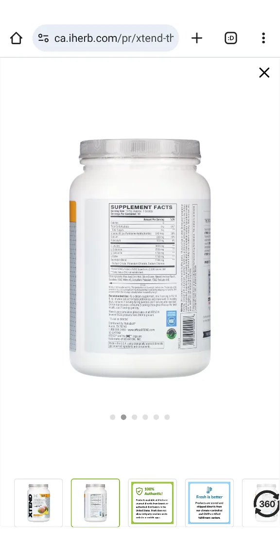 XTEND® The Original 7G BCAA - 90 Servings image indicator(3)