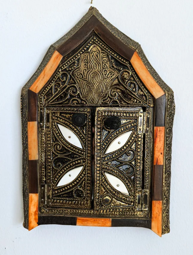 Vintage Moroccan Style Wall Mirror thumbnail