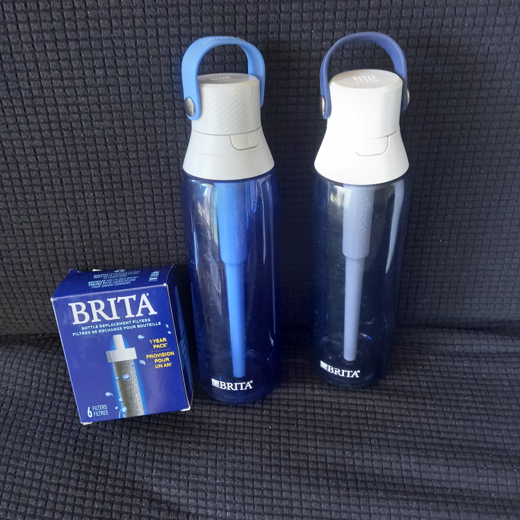 Brita Water Bottles + 4 Filters