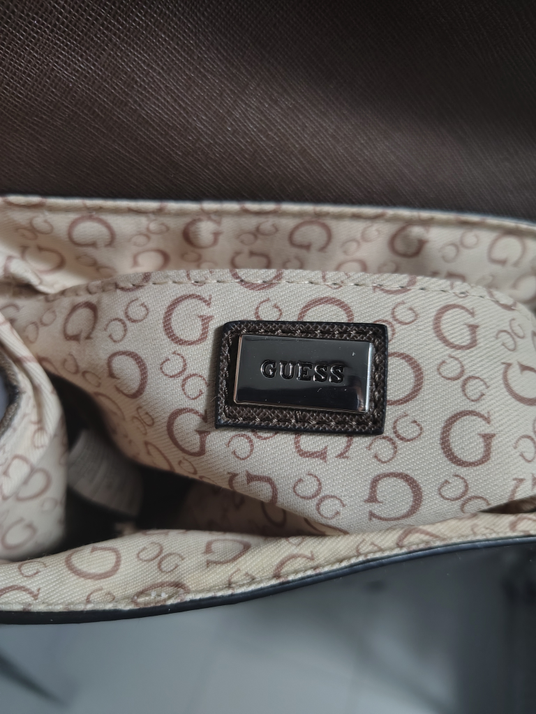 Guess Brown Patterned Satchel - photo 5
