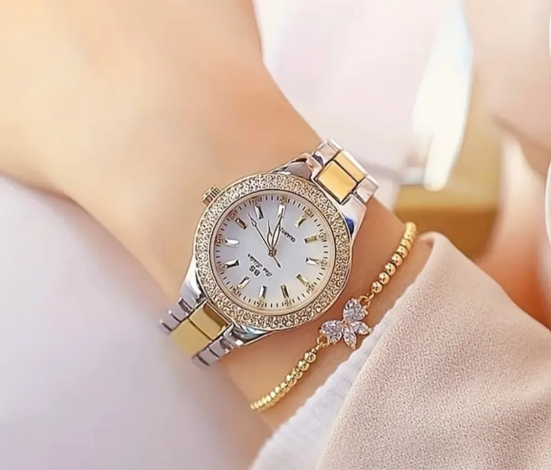 Blue Sense Quartz Watch - Gold & Silver 🇨🇦🍁 thumbnail