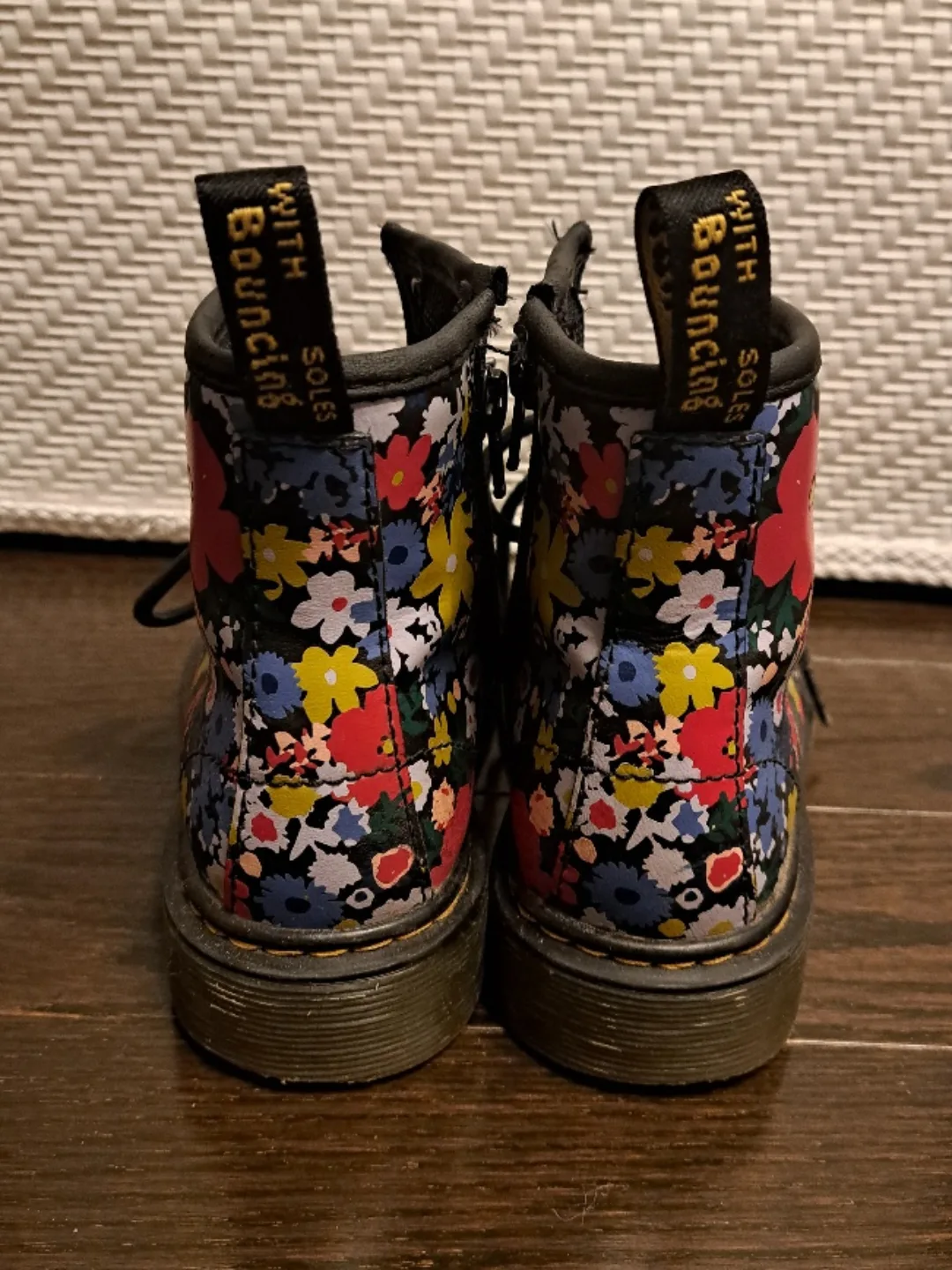 Dr. Martens Floral Print Leather Boots image indicator(4)