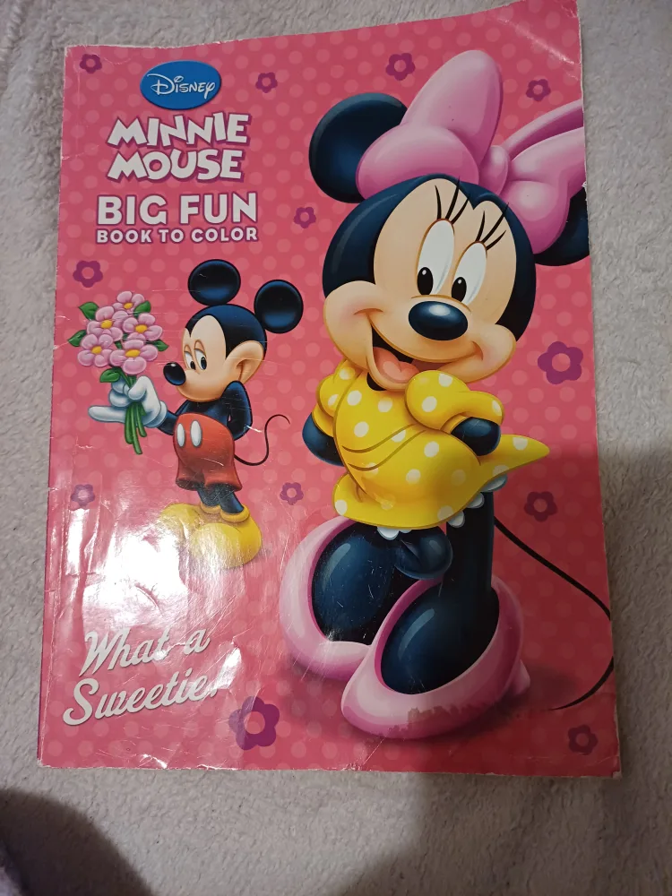 🇨🇦 FREE: Disney Minnie Mouse Big Fun Book to Color thumbnail