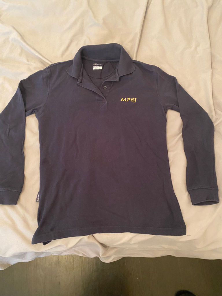 McCarthy MPSJ Girls XS Long Sleeve Polo Shirt