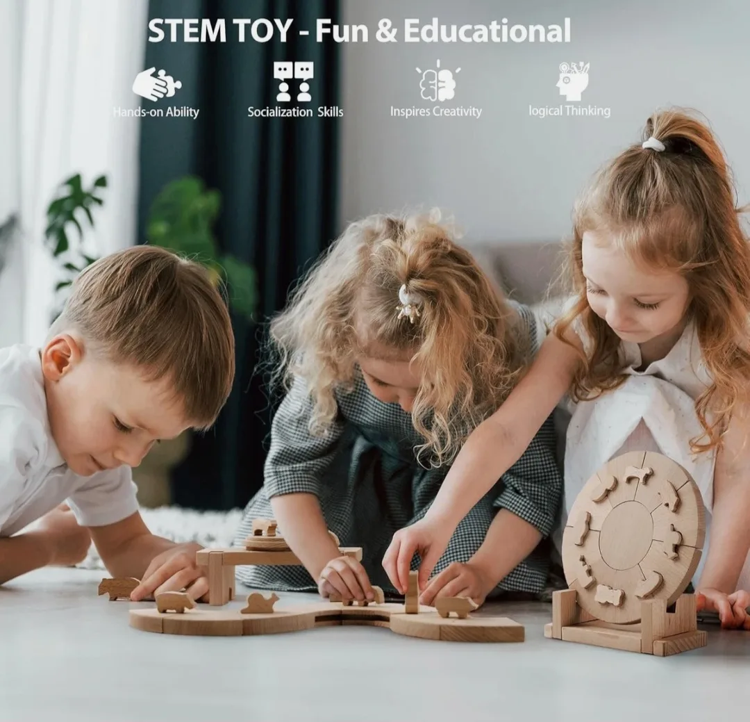 Edyfico Critter Puzzle - Wooden 3D Puzzle (36+ Months) image indicator(6)