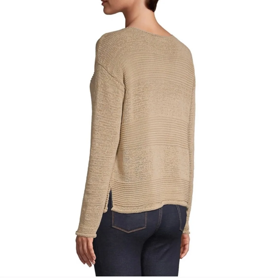 Lord And Taylor Knit Boat Neck Sweater Size: Large image indicator(3)