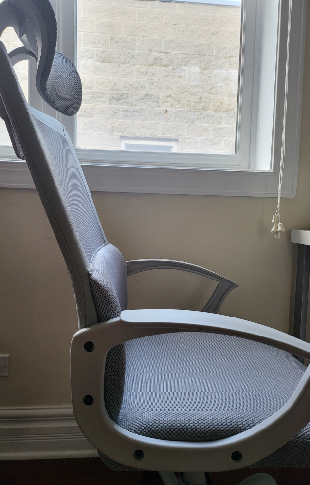 Ergonomic Office Chair with Headrest. Gray - photo 4