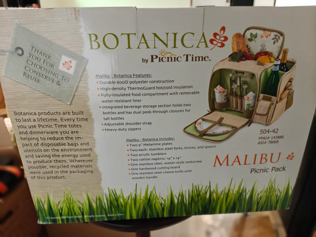 Botanica by Picnic Time Malibu Picnic Pack image indicator(3)