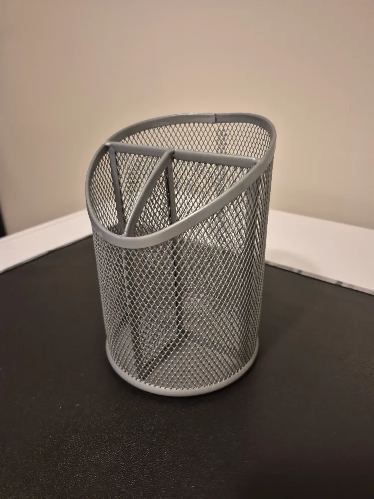 Silver Mesh Desk Organizer thumbnail