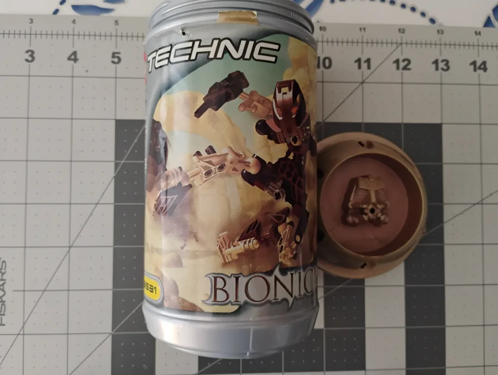Lego Bionicle Pieces and Empty Container thumbnail